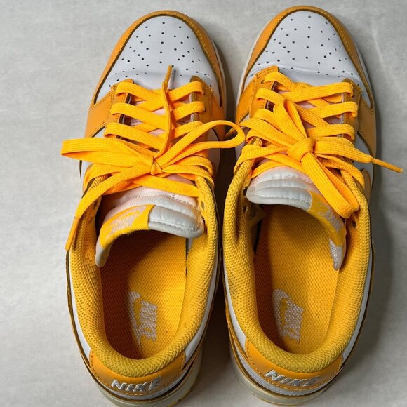 Nike Dunk Low laser Orange womens Sneakers Size 10 DD1503-800 noBox - Picture 7 of 8